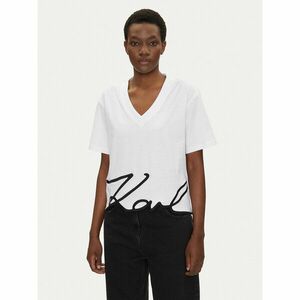 KARL LAGERFELD Póló A2W17104 Fehér Relaxed Fit kép