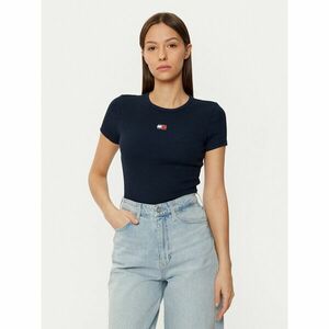 Tommy Jeans Póló DW0DW20463 Sötétkék Slim Fit kép
