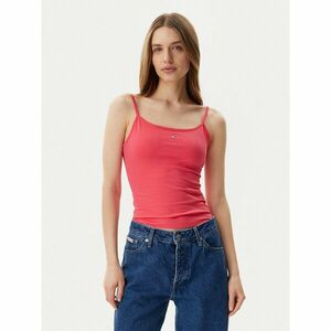Tommy Jeans Felső Essential DW0DW20675 Rózsaszín Slim Fit kép