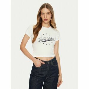 Guess Jeans Póló W5RI59 J1314 Fehér Regular Fit kép