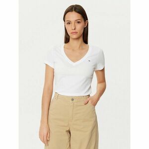 Tommy Jeans Póló DW0DW20458 Fehér Slim Fit kép