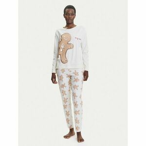 United Colors Of Benetton Pizsama 3DKE3P03K Bézs Regular Fit kép