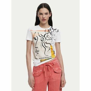 Desigual Póló Collection 25SWTKAC Fehér Regular Fit kép
