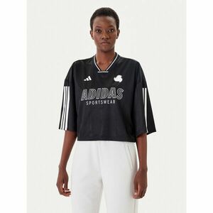 adidas Póló Tiro Cut 3-Stripes JG4097 Fekete Oversize kép