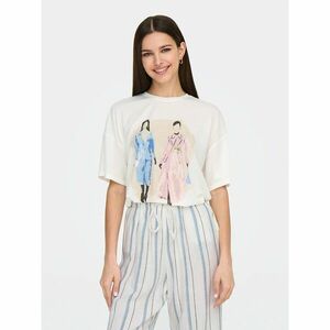 ONLY Póló Melina 15342876 Fehér Regular Fit kép