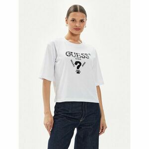 Guess Póló Aurelie V4YI06 I3Z14 Fehér Boxy Fit kép