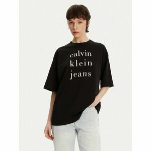Calvin Klein Jeans Póló LV047B827G Fekete Relaxed Fit kép