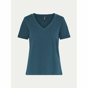 Pieces Póló Ria 17120455 Türkizkék Regular Fit kép