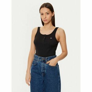 Tommy Jeans Felső DW0DW19492 Fekete Slim Fit kép
