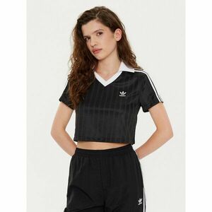 adidas Póló adicolor Football Jacquard JD2606 Fekete Slim Fit kép