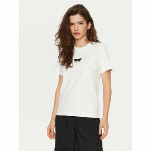 KARL LAGERFELD Póló A1W17021 Fehér Regular Fit kép