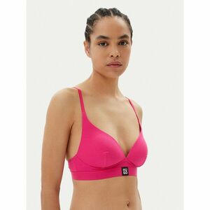 HUGO Varrásmentes melltartó Triangle Padded Rib 50539983 Rózsaszín kép
