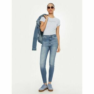 Tommy Jeans Póló Linear DW0DW18398 Kék Slim Fit kép