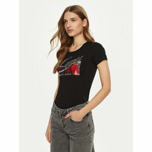 Guess Póló W5RI03 J1314 Fekete Regular Fit kép