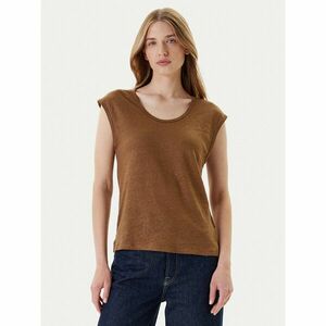 United Colors Of Benetton Póló 37UJE16B1 Barna Regular Fit kép