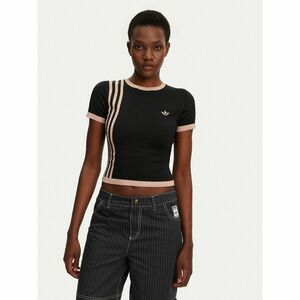 adidas Póló Knitted 3-Stripes JJ0960 Fekete Slim Fit kép