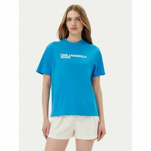 KARL LAGERFELD Póló A1W17005 Kék Relaxed Fit kép