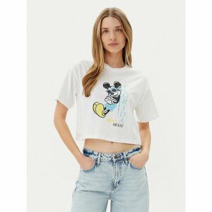 ONLY Póló Mickey Minnie 15348126 Fehér Regular Fit kép