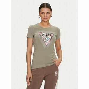 Guess Póló Cherry Flower W4YI26 J1314 Zöld Slim Fit kép