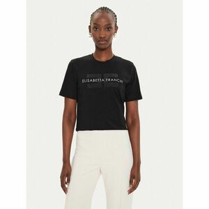 Elisabetta Franchi Póló MA-003-46E2-V180 Fekete Regular Fit kép