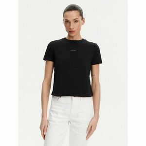 Calvin Klein Jeans Póló Placed Institutional J20J225524 Fekete Slim Fit kép