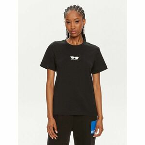 KARL LAGERFELD Póló 245W1717 Fekete Regular Fit kép