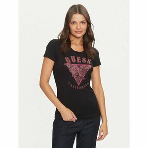 Guess Póló W4BI19 J1314 Fekete Slim Fit kép