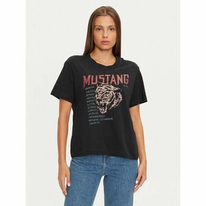 Mustang Póló Floris 1015457 Fekete Relaxed Fit kép
