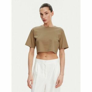 Max Mara Póló 2516941098650 Barna Regular Fit kép
