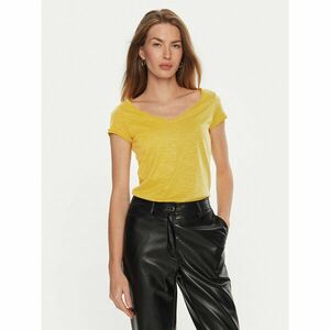 Sisley Póló 3TNHL4007 Sárga Regular Fit kép