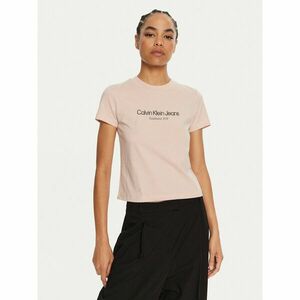 Calvin Klein Jeans Póló J20J224914 Rózsaszín Regular Fit kép