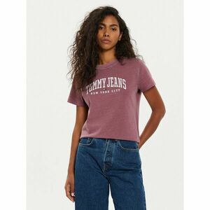 Tommy Jeans Póló Varsity DW0DW19826 Lila Regular Fit kép