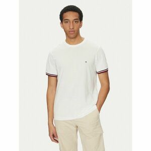 Tommy Hilfiger Póló Global Stripe MW0MW38630 Fehér Regular Fit kép