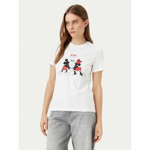 ONLY Póló Mickey 15317991 Fehér Regular Fit kép