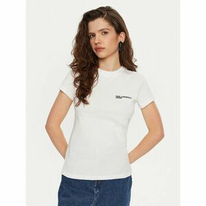 Karl Lagerfeld Jeans Póló A1W17004 Fehér Slim Fit kép