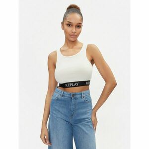 Replay Felső W3782C.000.23687P Ekru Slim Fit kép