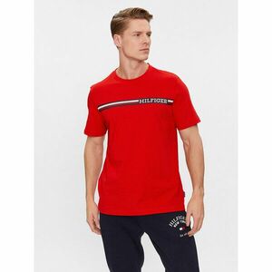 Tommy Hilfiger Póló Monotype MW0MW33688 Piros Regular Fit kép