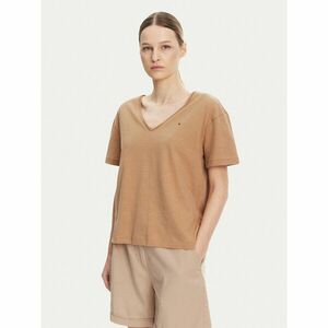 Tommy Hilfiger Póló WW0WW43901 Bézs Relaxed Fit kép