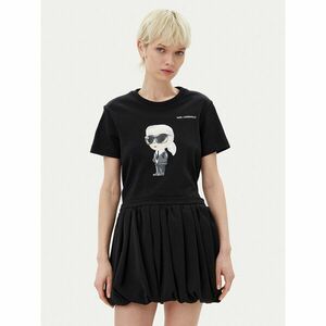 KARL LAGERFELD Póló A1W17130 Fekete Regular Fit kép