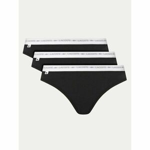 Lacoste 3 db klasszikus alsó 8F1338 Fekete kép