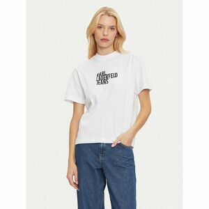 Karl Lagerfeld Jeans Póló 246J1712 Fehér Regular Fit kép