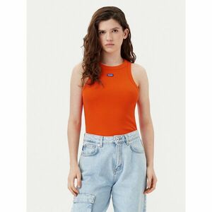 HUGO Felső Easy 50508857 Narancssárga Slim Fit kép