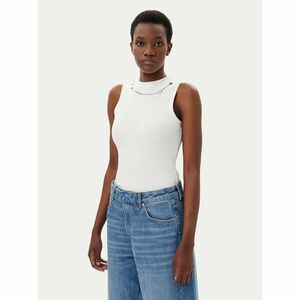 HUGO Felső Delanive 50534050 Fehér Slim Fit kép