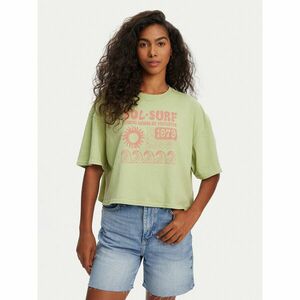 Billabong Póló Sol Surf EBJZT00428 Zöld Oversize kép