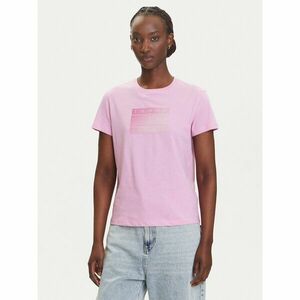 Tommy Jeans Póló Gradient Flag DW0DW20905 Rózsaszín Regular Fit kép