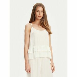 United Colors Of Benetton Felső 4VW95H00B Ekru Relaxed Fit kép