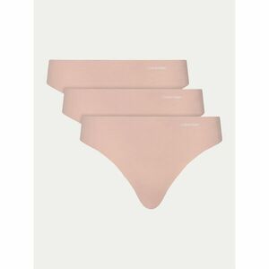 Calvin Klein Underwear 3 db tanga 000QD3558E Rózsaszín kép