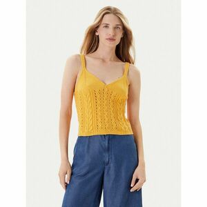 United Colors Of Benetton Felső 101TDH01B Sárga Slim Fit kép