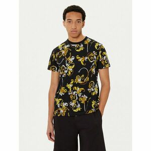 Versace Jeans Couture Póló 78GAH6S0 Fekete Slim Fit kép