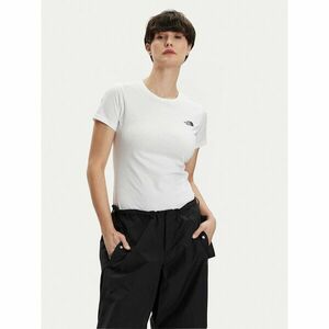 The North Face Póló Simple Dome NF0A87NH Fehér Regular Fit kép